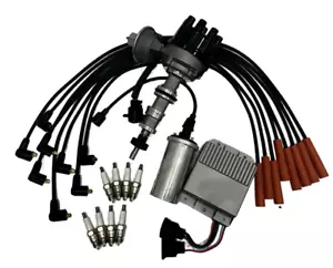 Distributor + S Plugs, ICM, Wires, Coil For Ford F-100 F-250 F-350 8CYL 360 5.9 - Picture 1 of 8
