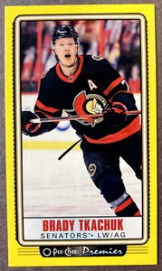 2021-22 OPC Premier Tallboys Yellow #P-24 Brady Tkachuk Ottawa Senators - Bild 1 von 1