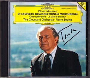BOULEZ Signed MESSIAEN Et exspecto resurrection Chronochromie La Ville d'en haut - Picture 1 of 1