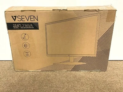 V7 23.6" LED LCD Display L236VA-2N ✅❤️️✅ AS IS - READ No Power Full Accessories - Image 1 of 4