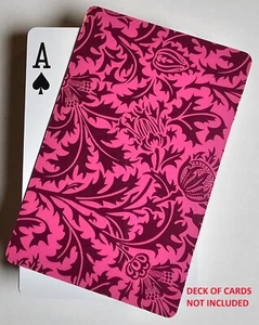 Premium BRIDGE SIZE Burgundy Cut Card For Poker Dealer Stiff Flexible - Picture 1 of 1