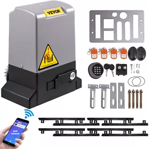VEVOR Sliding Gate Opener Automatic 1800 KG 4 m Gear Track 750W Remote Control - Picture 1 of 12