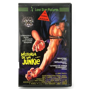 HISTORIA DE UN JUNKIE · John Spaceley GRINGO Lech Kowalski DOCUMENTAL TROMA VHS - Bild 1 von 2