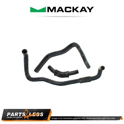Mackay Heater Hose Set fits Toyota Hilux KZN165R 3.0L 8V 1KZ-TE 1999-2005 - image 1 of 2