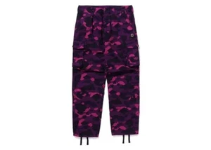 A Bathing Ape Bape Farbe Camouflage 6 Taschen Hose Lila Herren L Authentisch - Bild 1 von 6