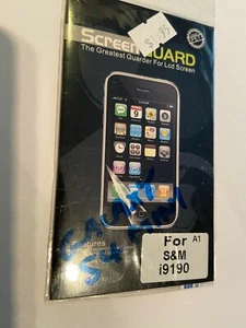 Samsung Galaxy S4 Mini Screen Guard Protector in Clear SCG6512. Brand New pack. - Picture 1 of 2