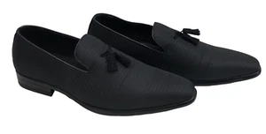 Stacy Adams TAZEWELL Slip On Loafers Dress Shoes 25343 Black Size 11M Slip-on - Picture 1 of 8