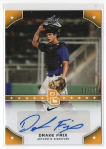 2015 Leaf Perfect Game National Showcase Gold /50 Drake Frix