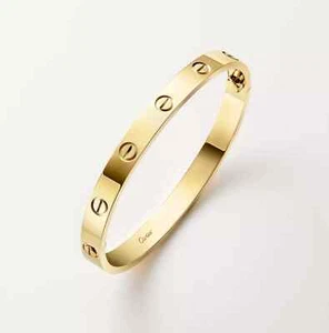 Cartier LOVE bracelet 18K Yellow Gold Size 17 - Picture 1 of 3
