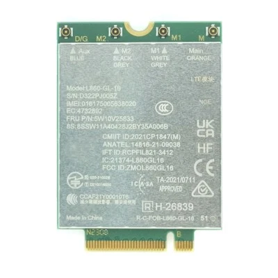 L860-GL-16 4G LTE And WCDMA Module Delivering Up To 1Gbps Download Efficient - Bild 1 von 4
