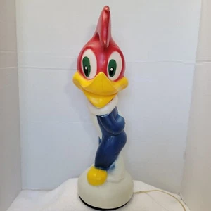 Vtg Woody Woodpecker Lamp Walter Lantz Empire Carolina Enterprise 20" Blow Mold - Picture 1 of 24