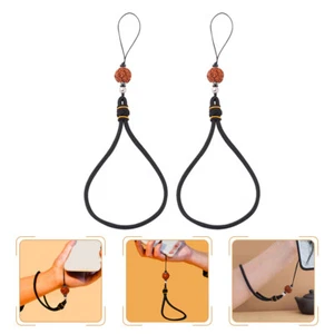 2 Pcs Key Chain Holder Beaded Charm Lanyard Cell Phone Lanyard Phone Beads Strap - Zdjęcie 1 z 12