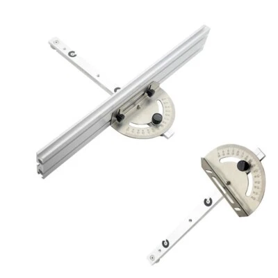 Precision Adjustable Fence Miter Gauge for Woodworking Table Saw with Backer - Image 1 of 4