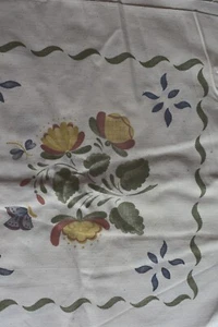 VINTAGE PRINTS STAMPED ON MUSLIN FABRIC YOUR CHOICE SIZE 18X18" EACH - Picture 1 of 16