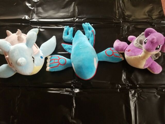 Pokémon Lapras Plush Toys for Children, pingente fofo, recheado