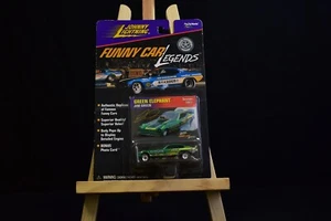 Johnny Lightning Funny Car Legends Green Elephant Jim Green - Picture 1 of 2