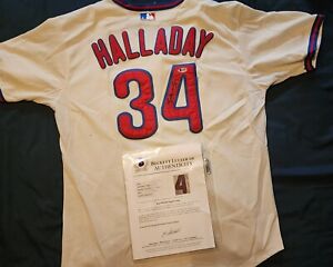 Roy Halladay Signed Jersey Philadelphia Phillies Autographedp Hall Of Fame Star