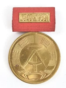DDR, Medaille zum 40.Jahrestag der DDR 1989 - Bild 1 von 3