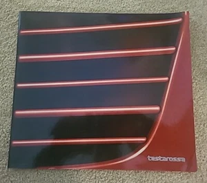FERRARI TESTAROSSA 1984 SALES BROCHURE | PROSPEKT - Picture 1 of 7