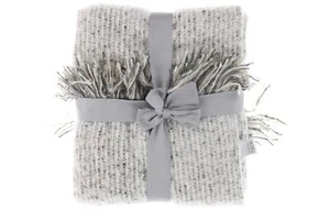 Nordstrom Rack 159632 Cozy Homey Greyish Blanket - Picture 1 of 2