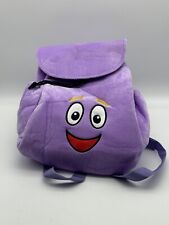 Dora The Explorer Purple Plush Backpack Tote Bag