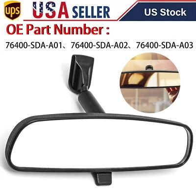 Espejo retrovisor interior compatible con Honda Civic 2006-2011 76400-SDA-A03/A02/A01 Foto 1 de 4