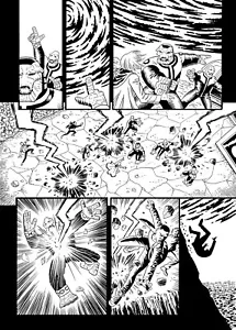 DOCTOR WHO COMIC ORIGINAL ARTWORK – POWER OF THE MOBOX PAGE 3 SCOTT GRAY - Picture 1 of 6