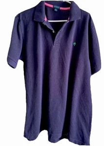 Lilly Pulitzer Women’s Shirt XL Polo Palm Tree Logo Blue Preppy Classy Resort - Picture 1 of 8
