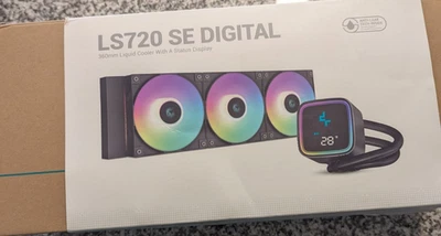 DeepCool LS720 SE Digital 360mm Liquid Cooler with Status Display RBG for PC - Image 1 of 4