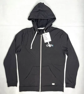 Marine Layer Oath Logo Hoodie Sweatshirt mit durchgehendem Reißverschluss Herren Größe L NEU USA - Bild 1 von 10