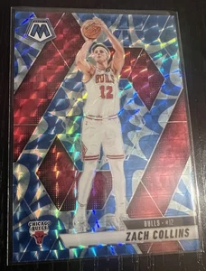 2024-25 Panini Mosaic - Zach Collins #125 Reactive Blue Mosaic Prizm - Bild 1 von 2