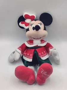 Disney Store Minnie Mouse 15" Plush 2022 Christmas Holiday Collection Stuffed - Picture 1 of 3
