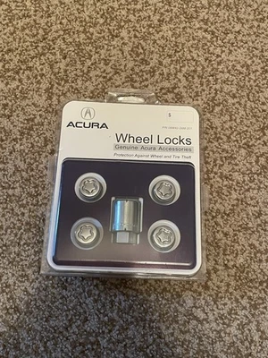 Cerraduras de rueda Acura RDX ~ Accesorios originales Acura, paquete abierto pero nunca usado Foto 1 de 2