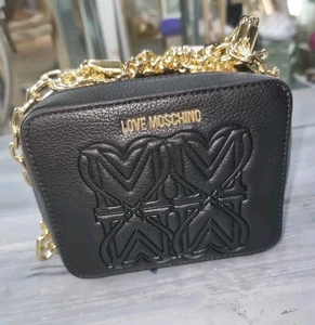 Love Moschino Borsetta A Mano Donna Nero BM60 - Picture 1 of 7