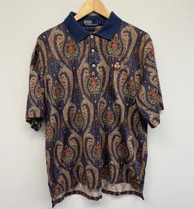 VTG Polo Ralph Lauren Polo Men's AOP Paisley Boxy Golf Vacation Shirt "Palmilla" - Picture 1 of 7