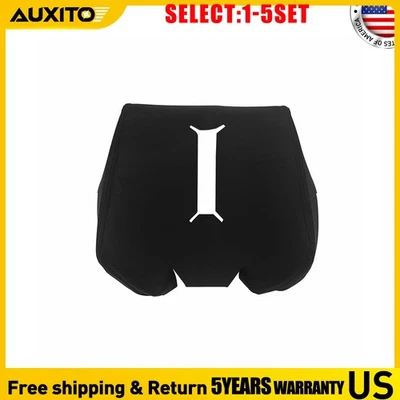 Подходит для GMC Sierra 14-18 центральная консоль подлокотник ковшеобразное сиденье чехол черный стежок 1-5 X - Изображение 1 из 4