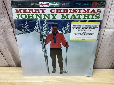 Johnny Mathis - Merry Christmas (140g Vinyl) 2020 Factory Sealed LP Corner Bent - Image 1 of 4