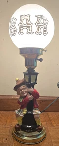 Lámpara de luz de barra poste escocés borracho de mediados de siglo vintage ¡FUNCIONA! - Imagen 1 de 11