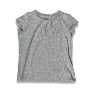 Harper Canyon Basic T-Shirt Cap Sleeve Scoop Neck Pullover Heather Gray 6 NWOT - Picture 1 of 7