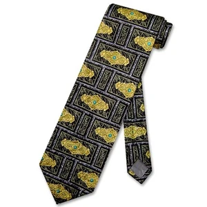 Antonio Ricci SEIDE Krawatte Made in ITALY Geometrisches Design Herren Krawatte #5826-3 - Bild 1 von 2