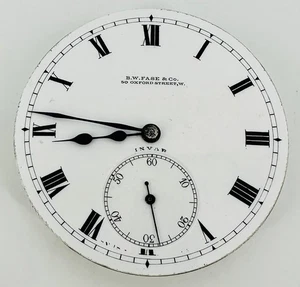 Antiguo Movimiento Reloj Bolsillo Invar - 43mm - Funciona, Requiere Servicio - Imagen 1 de 4