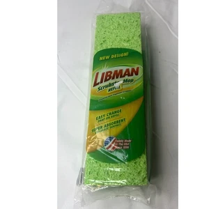 Libman Scrubster Mopp Nachfüller Qualität Ersatz Grün Schwamm Saugfähig Neu - Bild 1 von 2