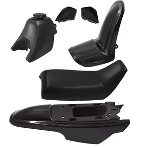 NEW Plastic Fender Body Seat Gas Tank Kit Black For Yamaha PW50 PY50 50cc USA - Picture 1 of 13