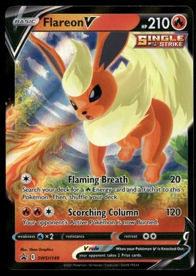 Flareon V - Promo SWSH: Sword & Shield Promo Cards SWSH149 NM Pokemon TCG - Image 1 of 2
