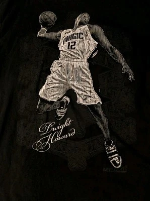 Orlando Magic Dwight Howard UNK Men's XL Black T Shirt Playoffs Limited Edition - Image 1 of 4