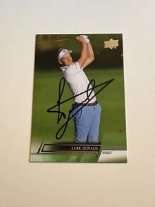 Luke Donald Signed 2024 Upperdeck Golf Card # 13 - Picture 1 of 1