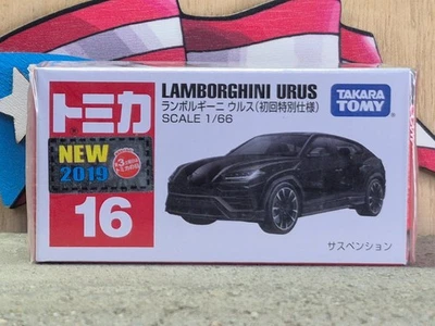 '19 TOMICA #16 LAMBORGHINI URUS [LIMITADO] ESCALA 1/66 NUEVO EN CAJA [WYL] ¡STOCK EN ESTADOS UNIDOS! Foto 1 de 3