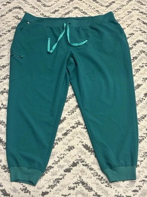 Figs Scrub Pants Zamora Green Jogger *4 XL/T Tall* Women’s Bottoms - Image 1 of 4