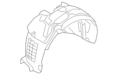 Forro de para-lama Land-Rover genuíno LR142088 - Imagem 1 de 2