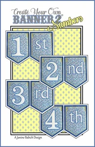 Crea tu propio banner 2 números de Janine Babich diseño EMB - Imagen 1 de 2